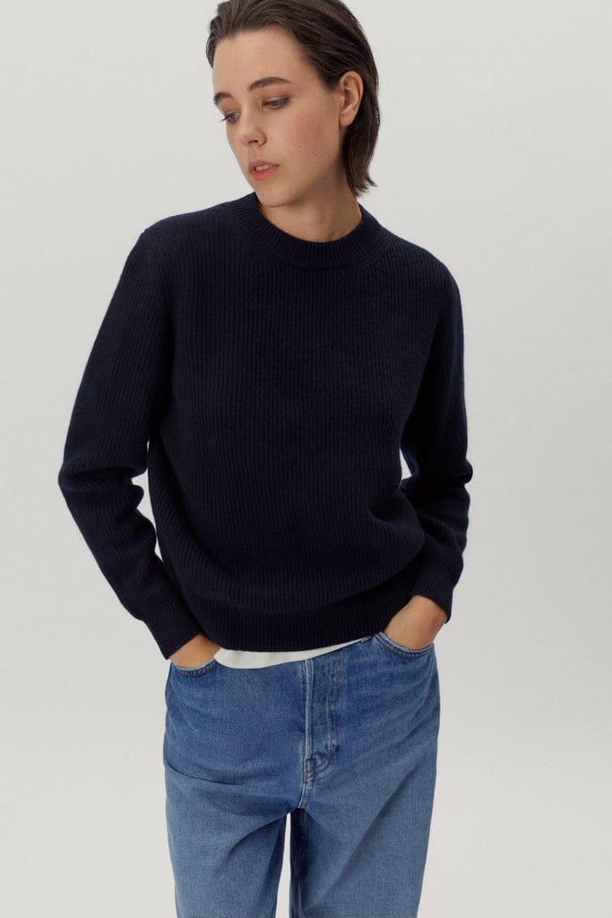 Blue Navy | The Woolen Perkins Sweater
