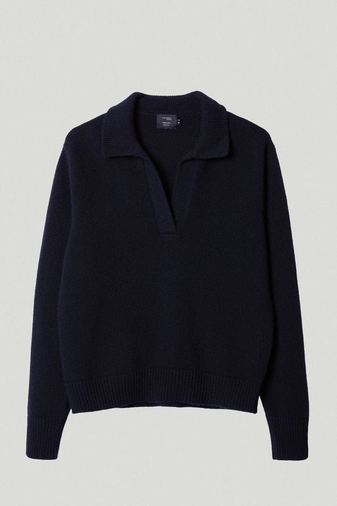 the woolen vintage polo blue navy