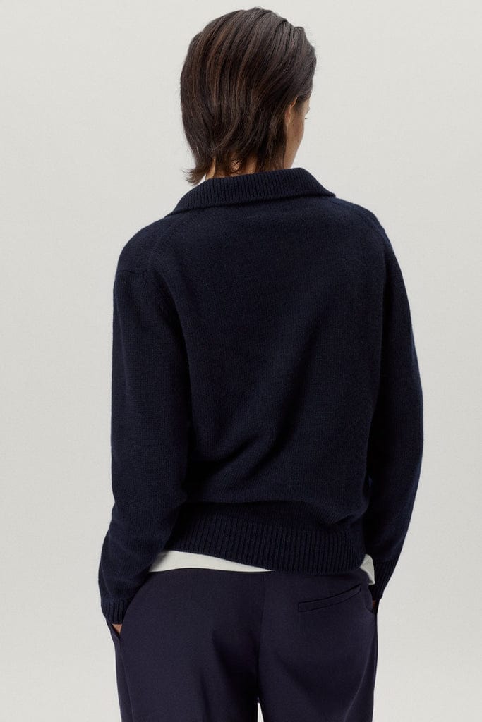 the woolen vintage polo blue navy