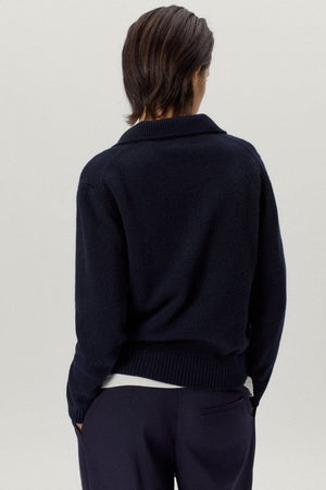 the woolen vintage polo blue navy