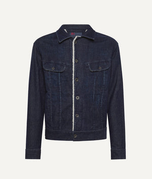 Lardini - Jacket with Shearling in Cotton