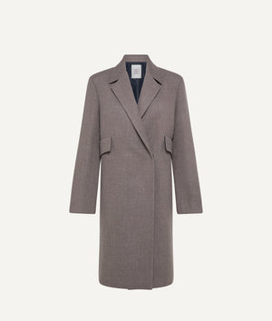 Eleventy - Double Breasted Coat in Wool