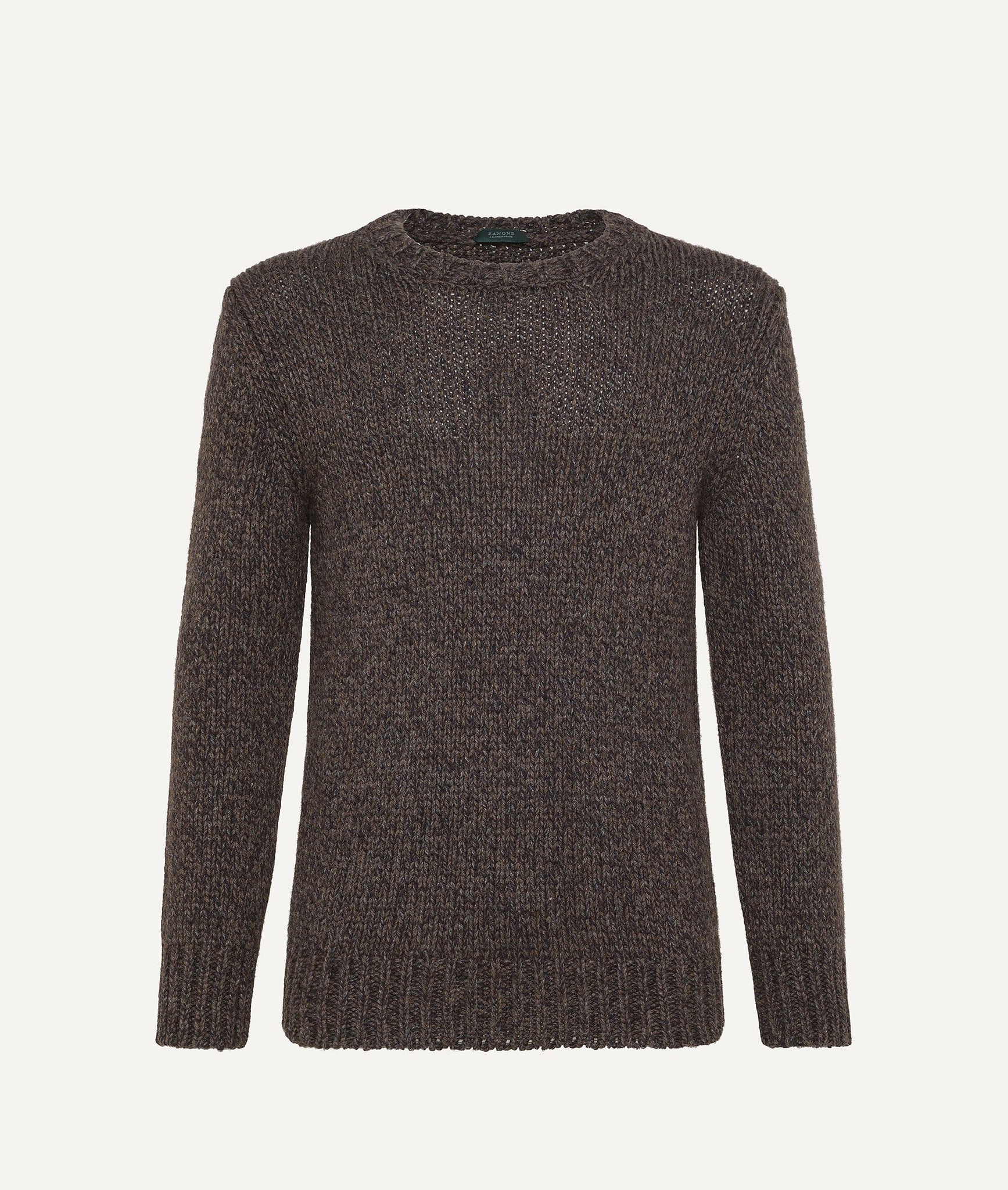 Zanone - Round Neck Sweater in Virgin Wool