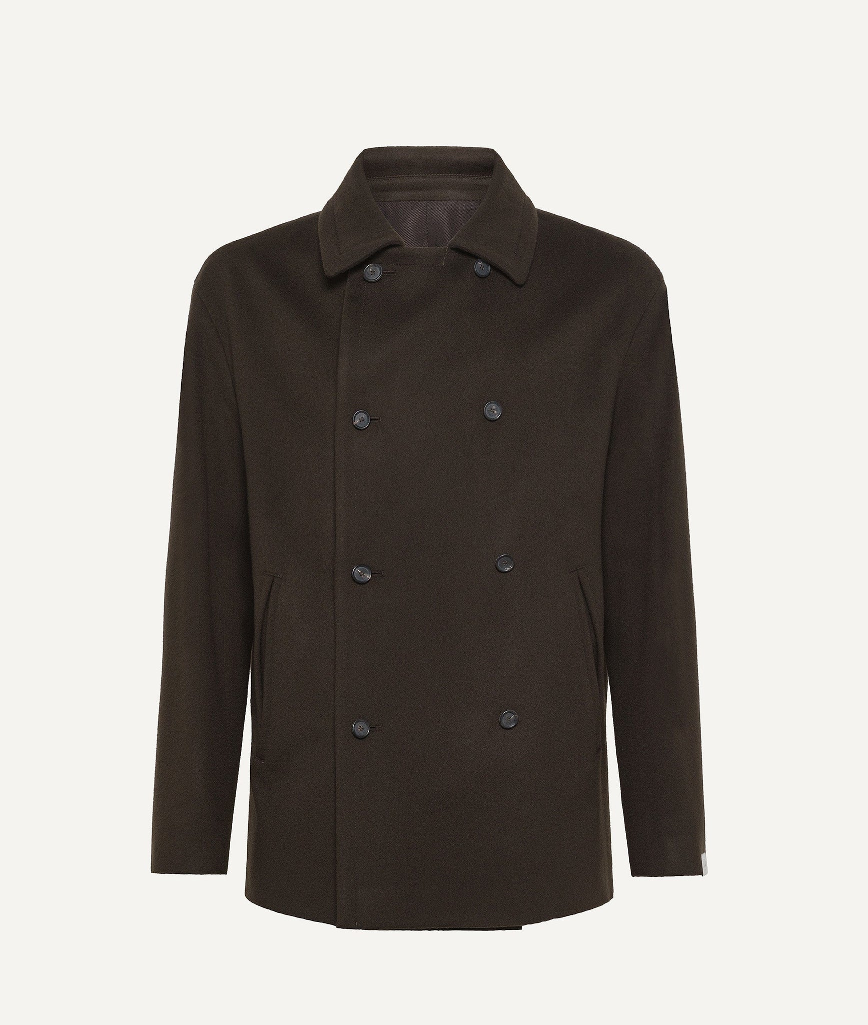 De Petrillo - Peacoat in Virgin Wool and Cashmere