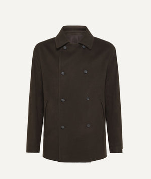 De Petrillo - Peacoat in Virgin Wool and Cashmere