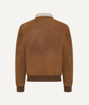 Stewart - Leather Jacket with Shearling in Lambskin