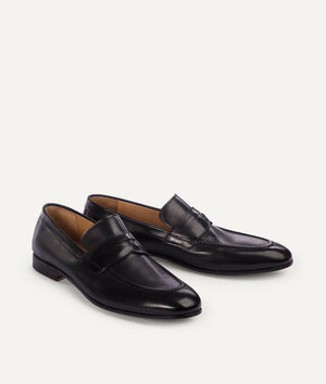 Penny Loafer in Buffalo Leather