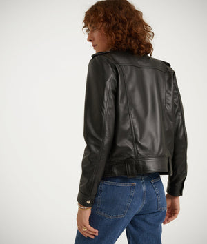 Trucker Jacket in Leather