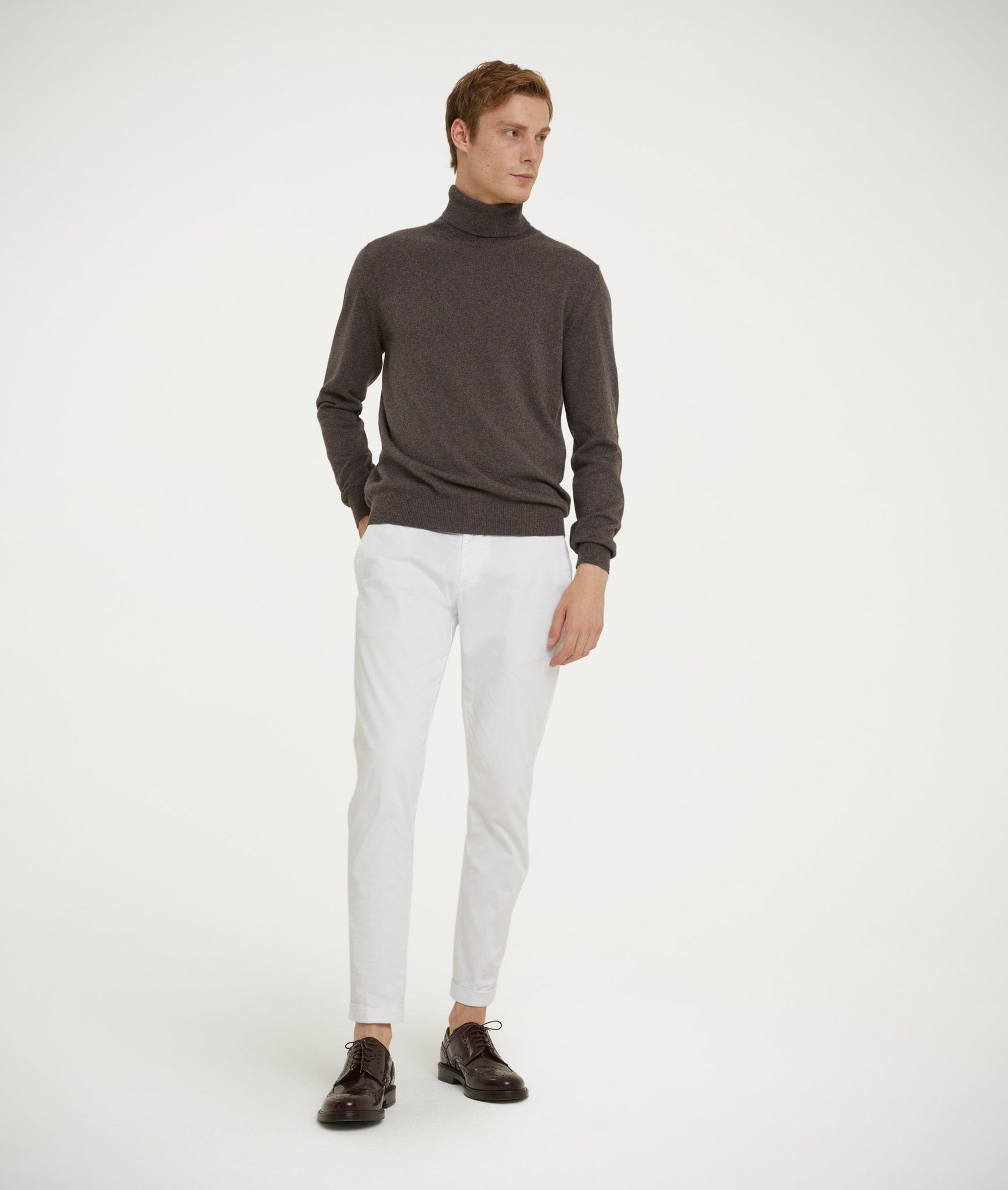 Roll Neck in Cashmere