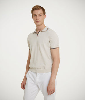 Retro Polo Shirt in Cotton