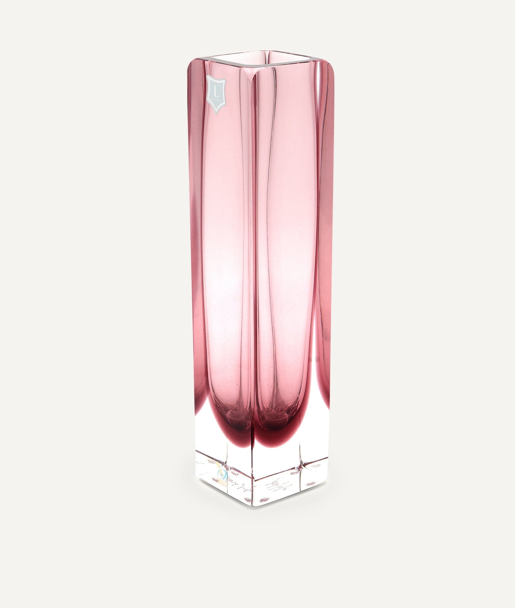 Quadrato Vase in Murano Glass