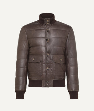 Stewart - Bomber Jacket in Lambskin