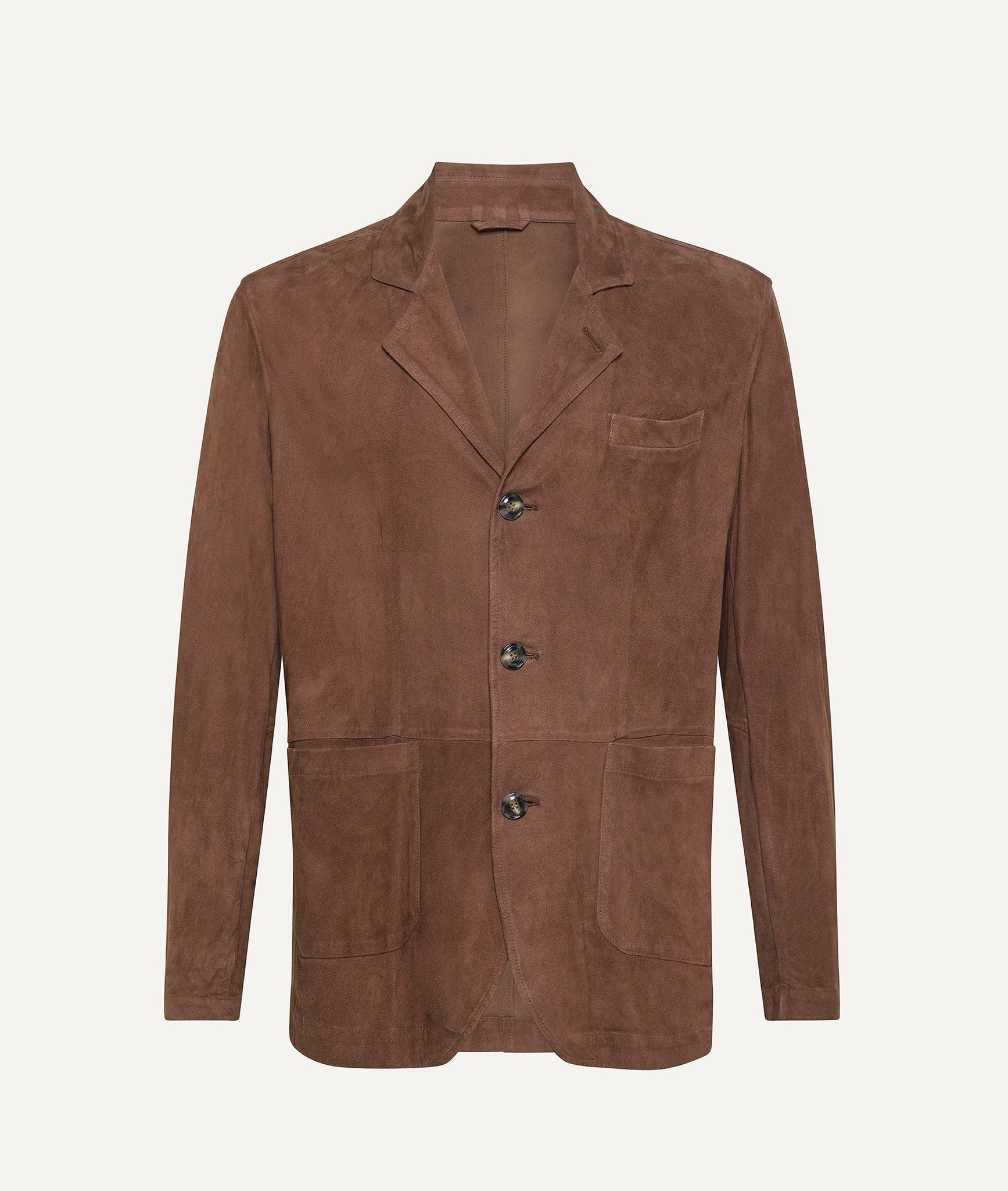 Barba - Leather Jacket in Suede