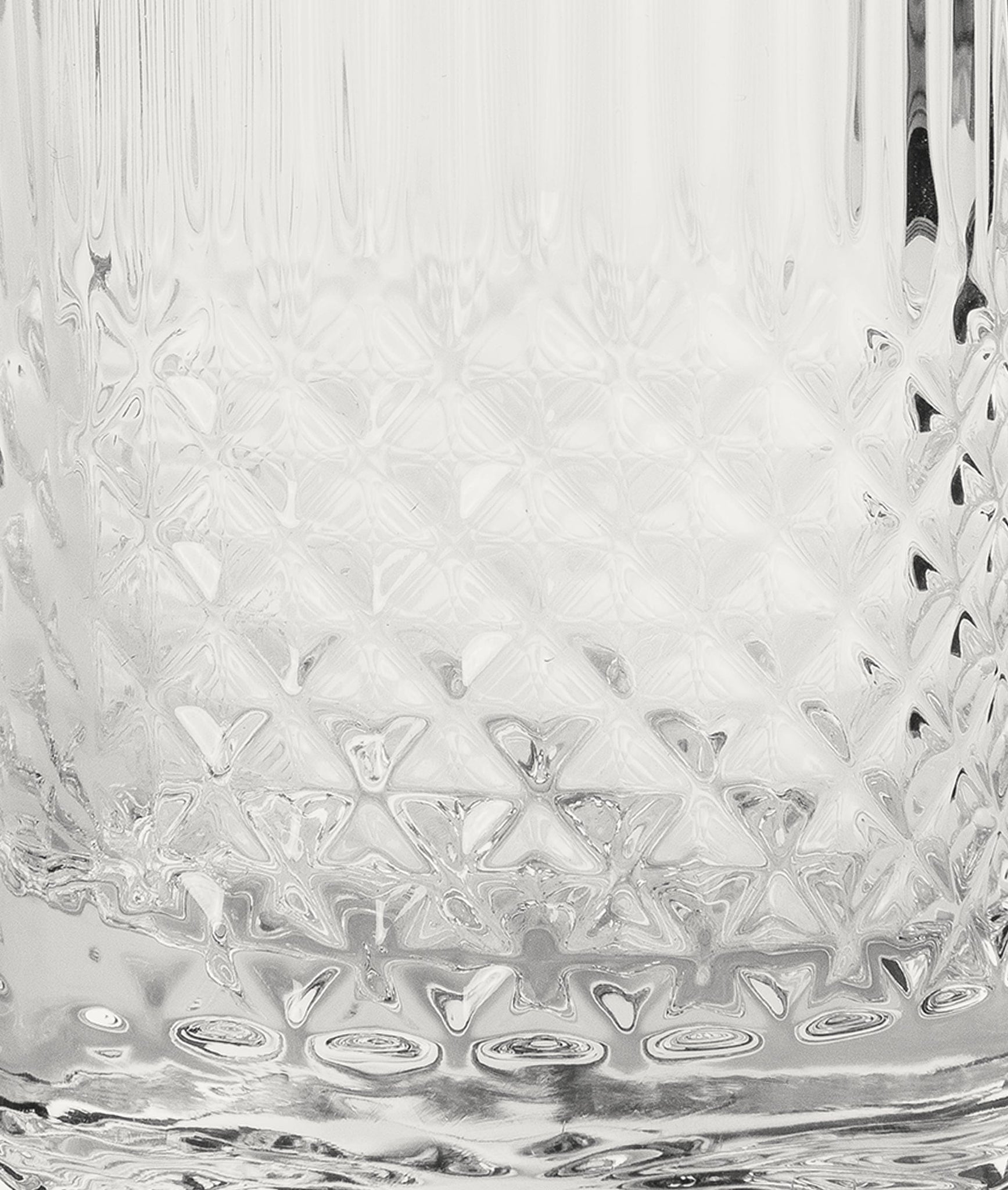 Diamond Long Drink Glass - Set of 6