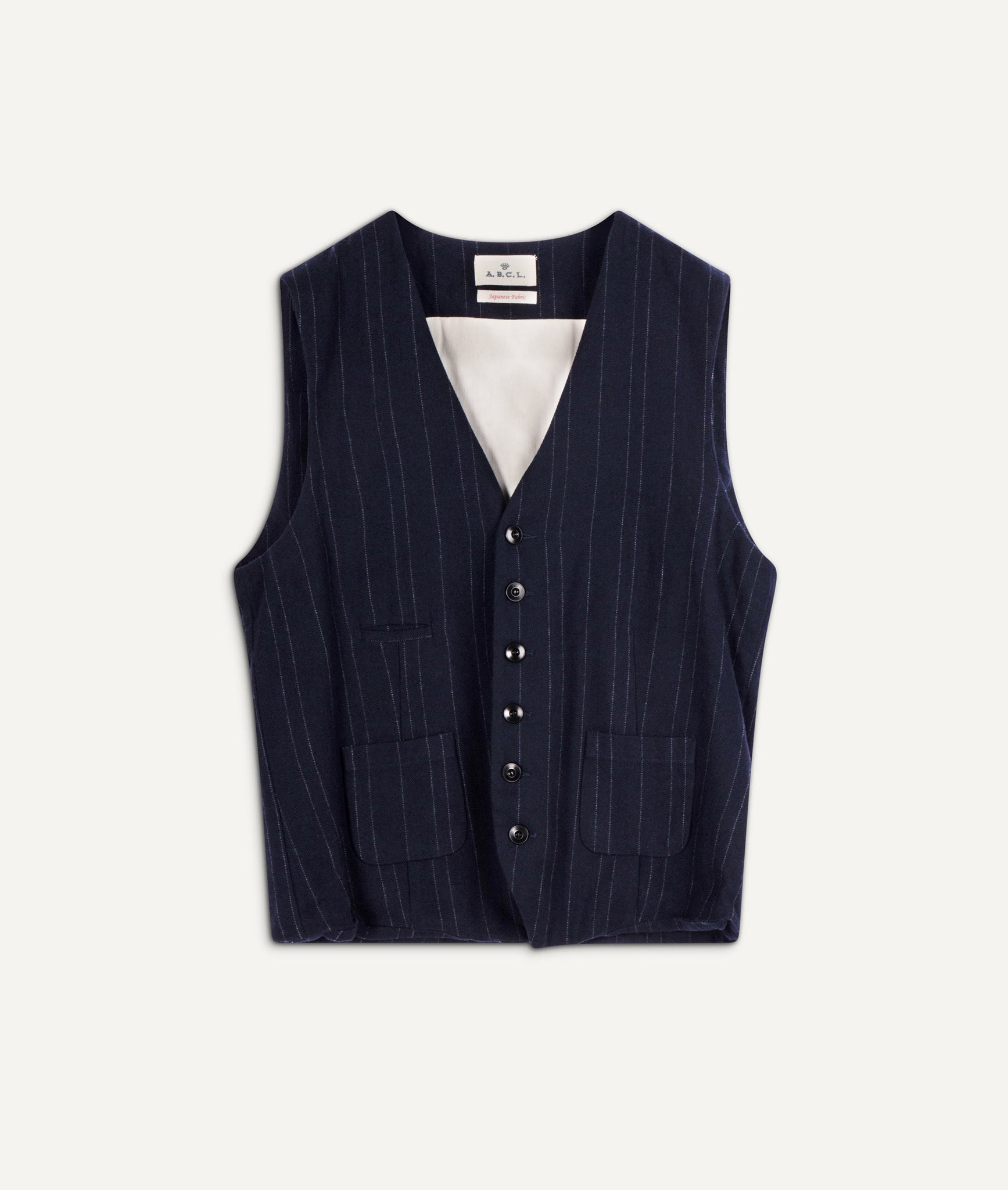 A.b.c.l. - Gilet Pinstripe in Wool