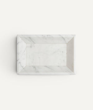 Serving Tray in Carrara Marble