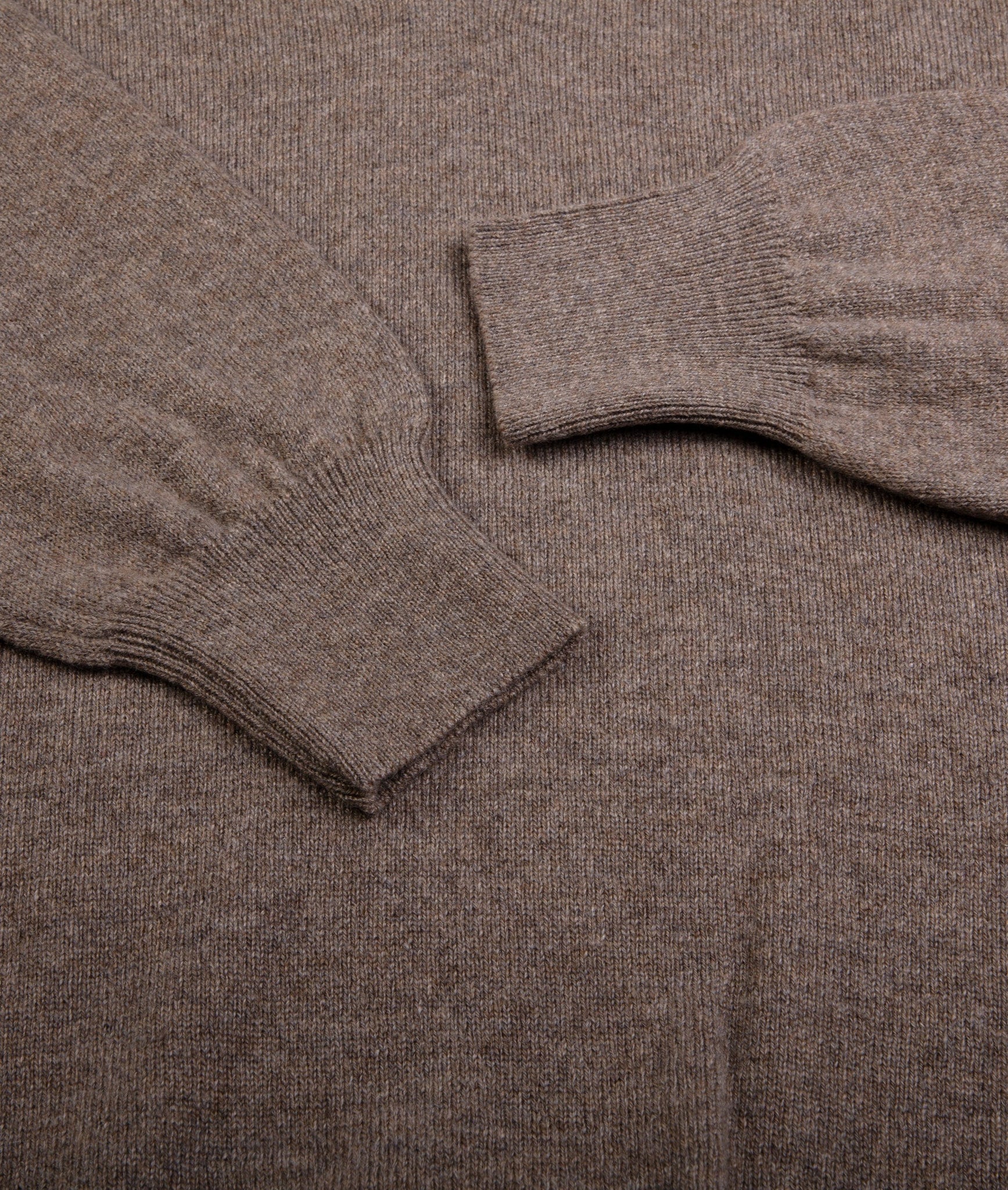 Zip-up Sweater in Cashmere