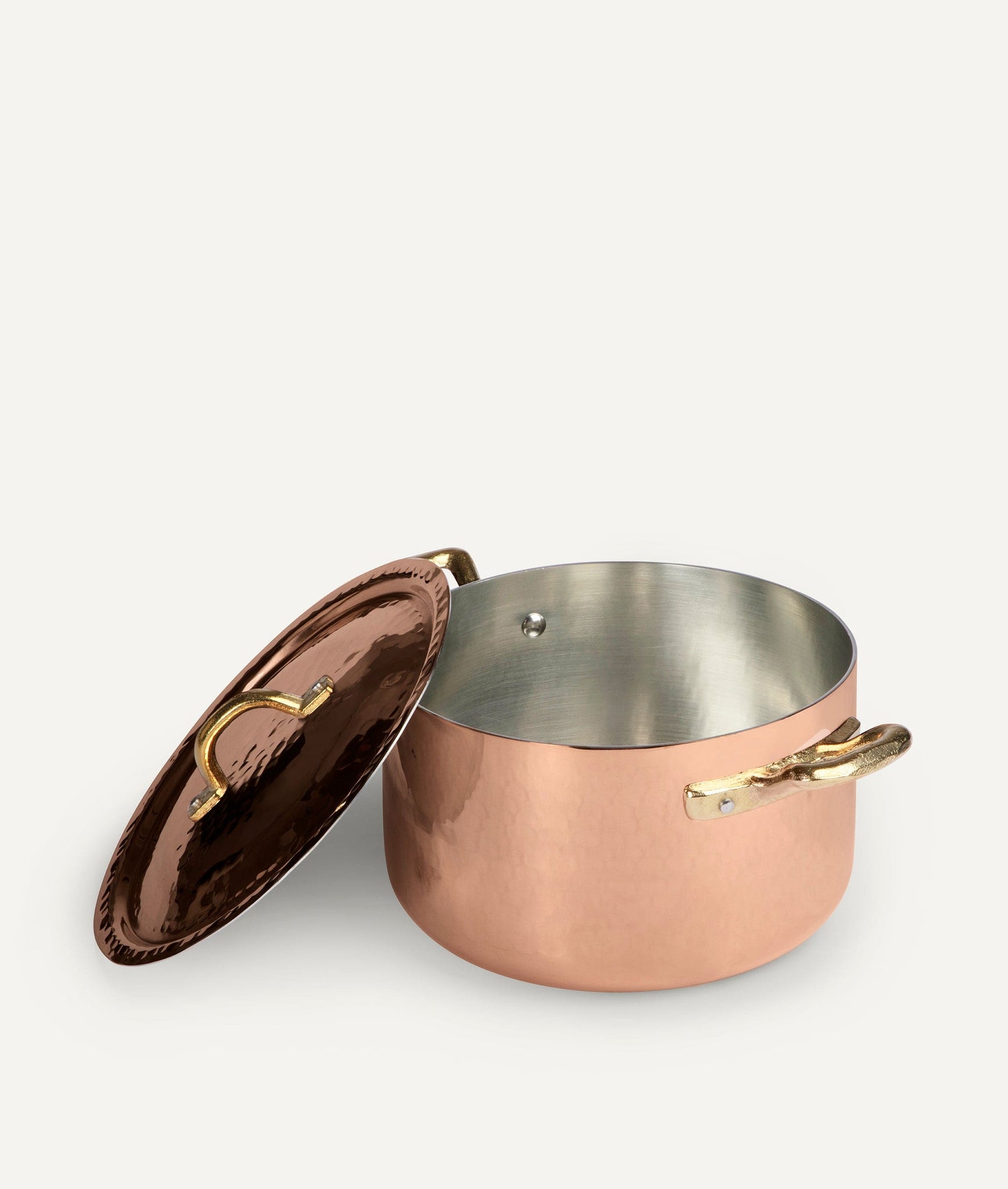 Saucepot in tinned copper