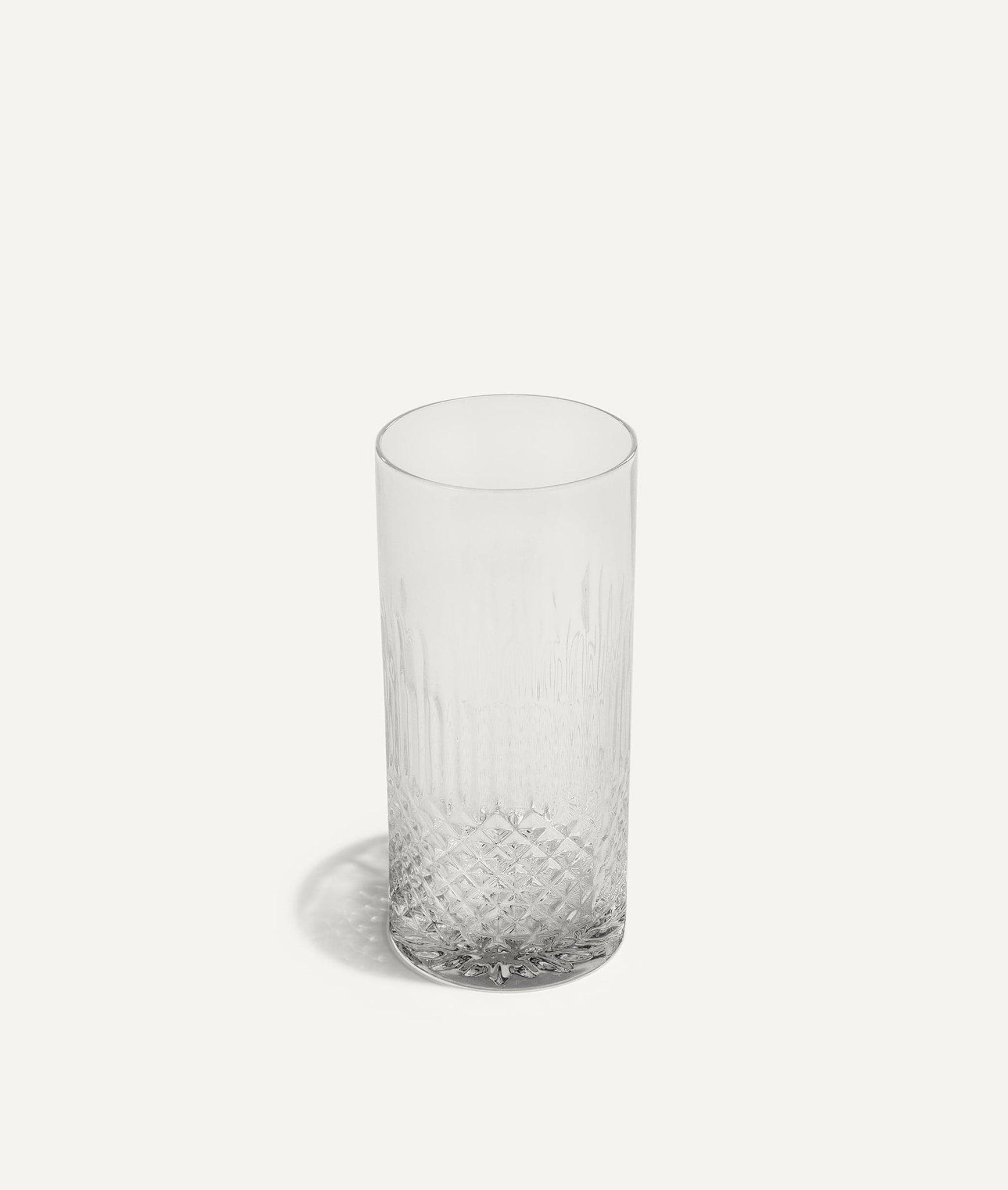 Diamond Long Drink Glass - Set of 6