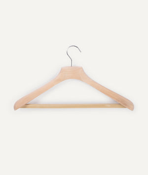 Clothes Hanger with Bar in Wood - 5 pz.